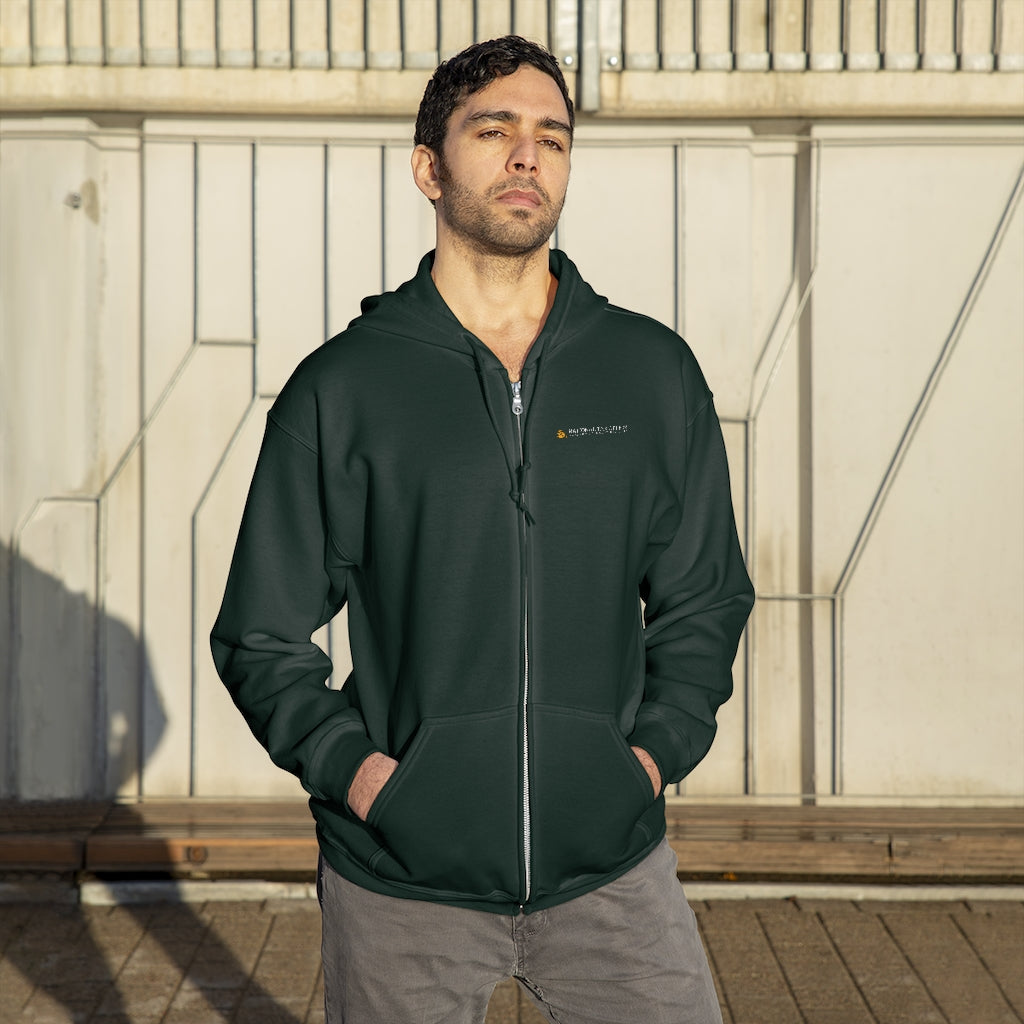 National Tax Office Logo Embroidered Zip Up Hoodie