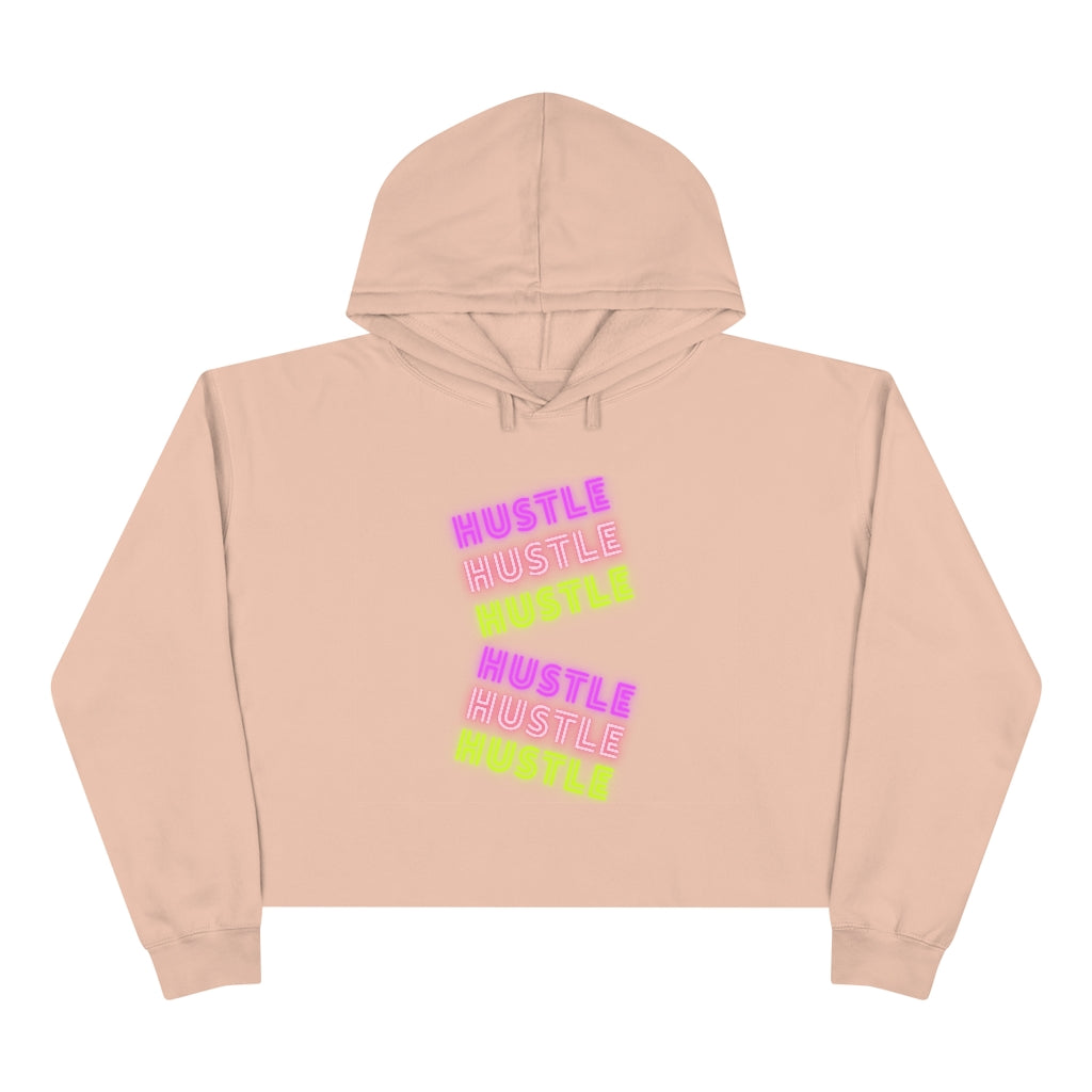 Hustle (Women's Crop Hoodie)