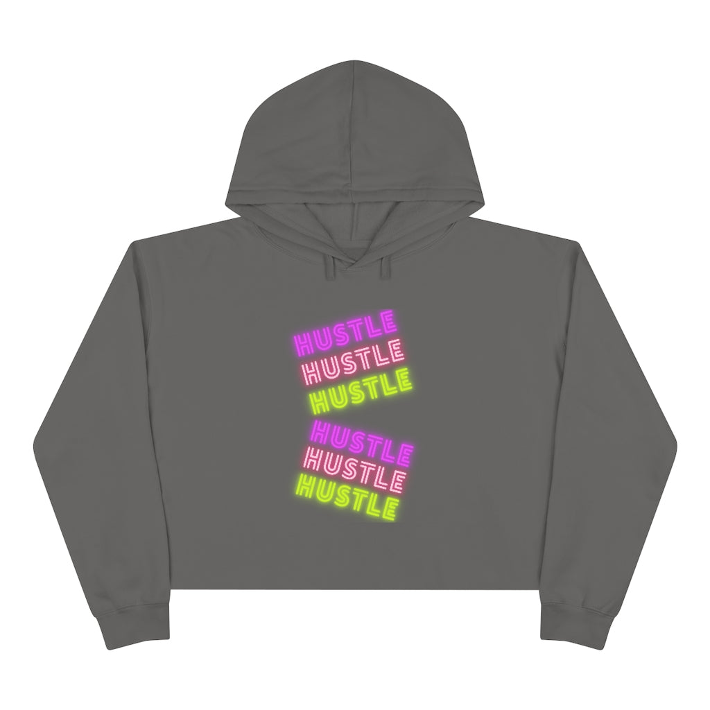 Hustle (Women's Crop Hoodie)