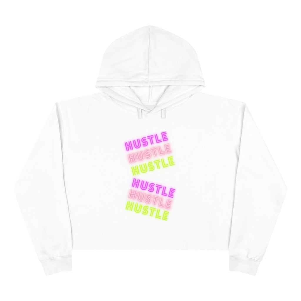 Hustle (Women's Crop Hoodie)