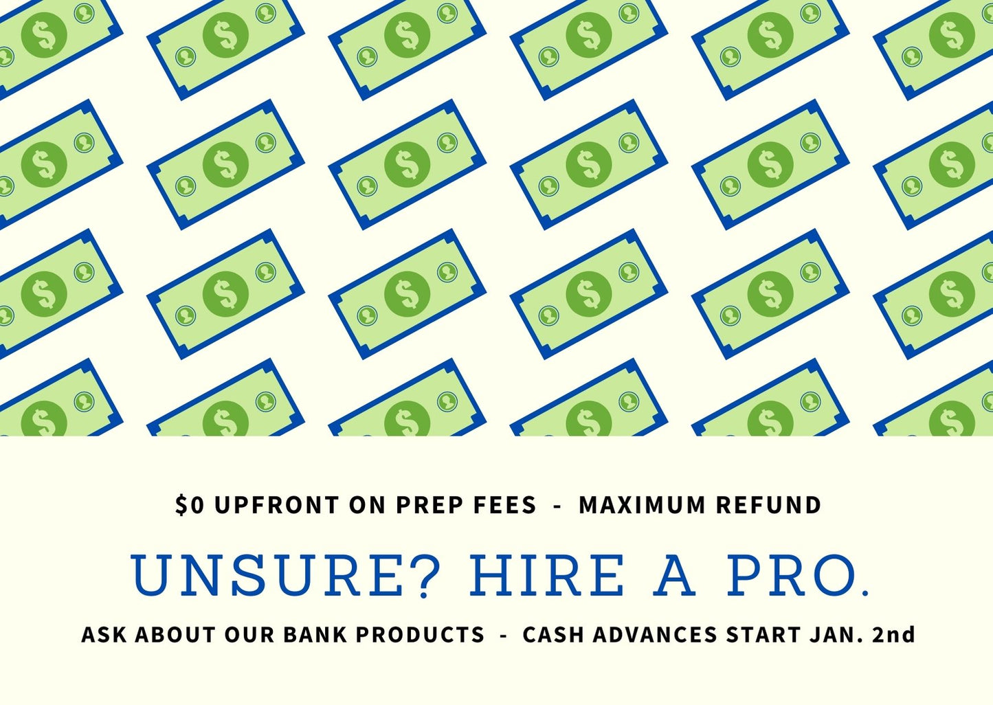 HIRE A TAX PRO (FACEBOOK POST)