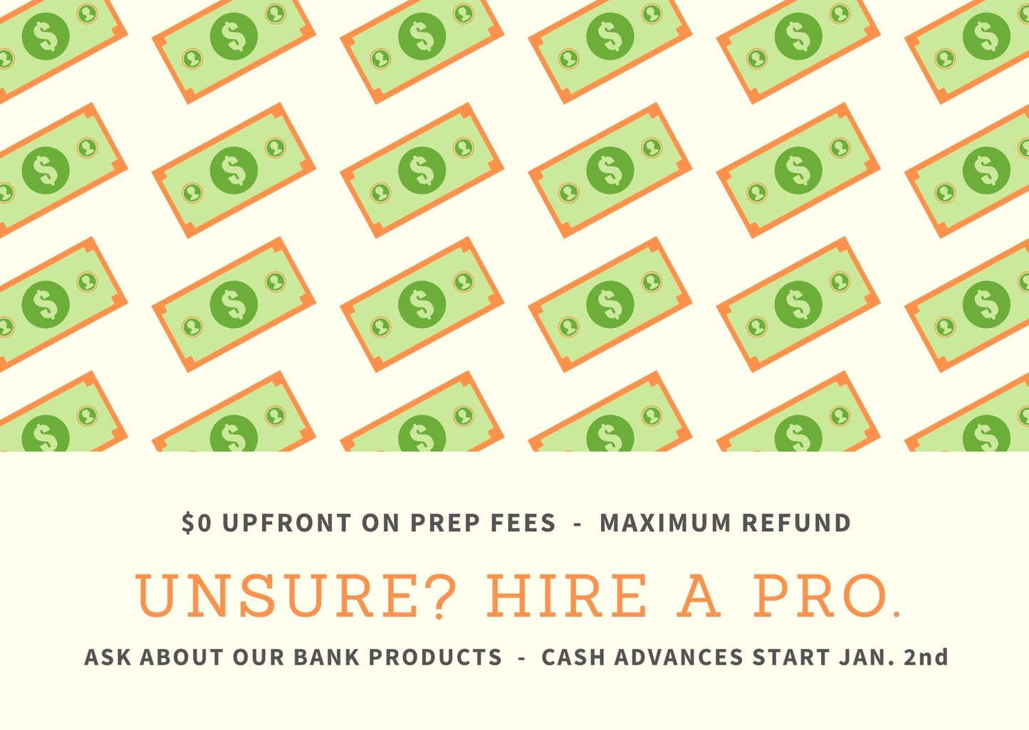 HIRE A TAX PRO (FACEBOOK POST)