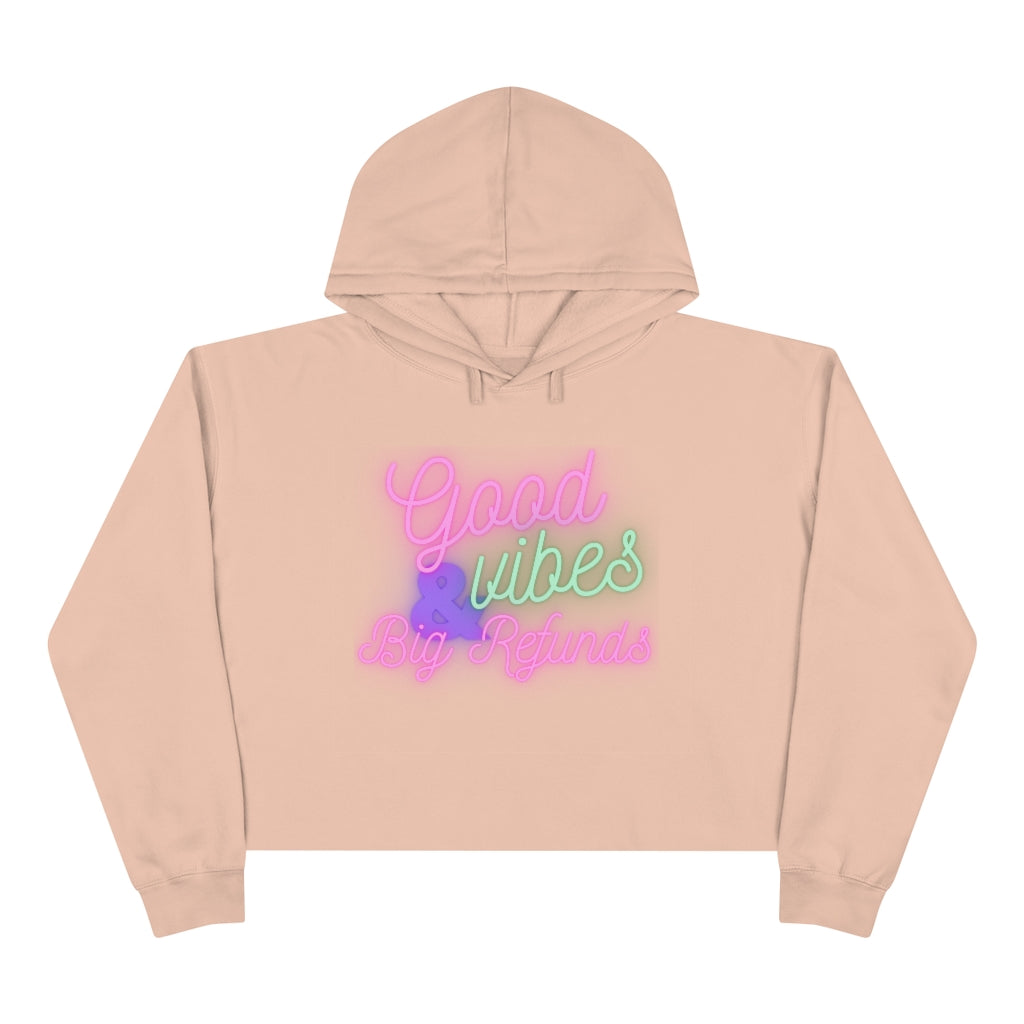 Good VIbes (Women's Crop Hoodie)