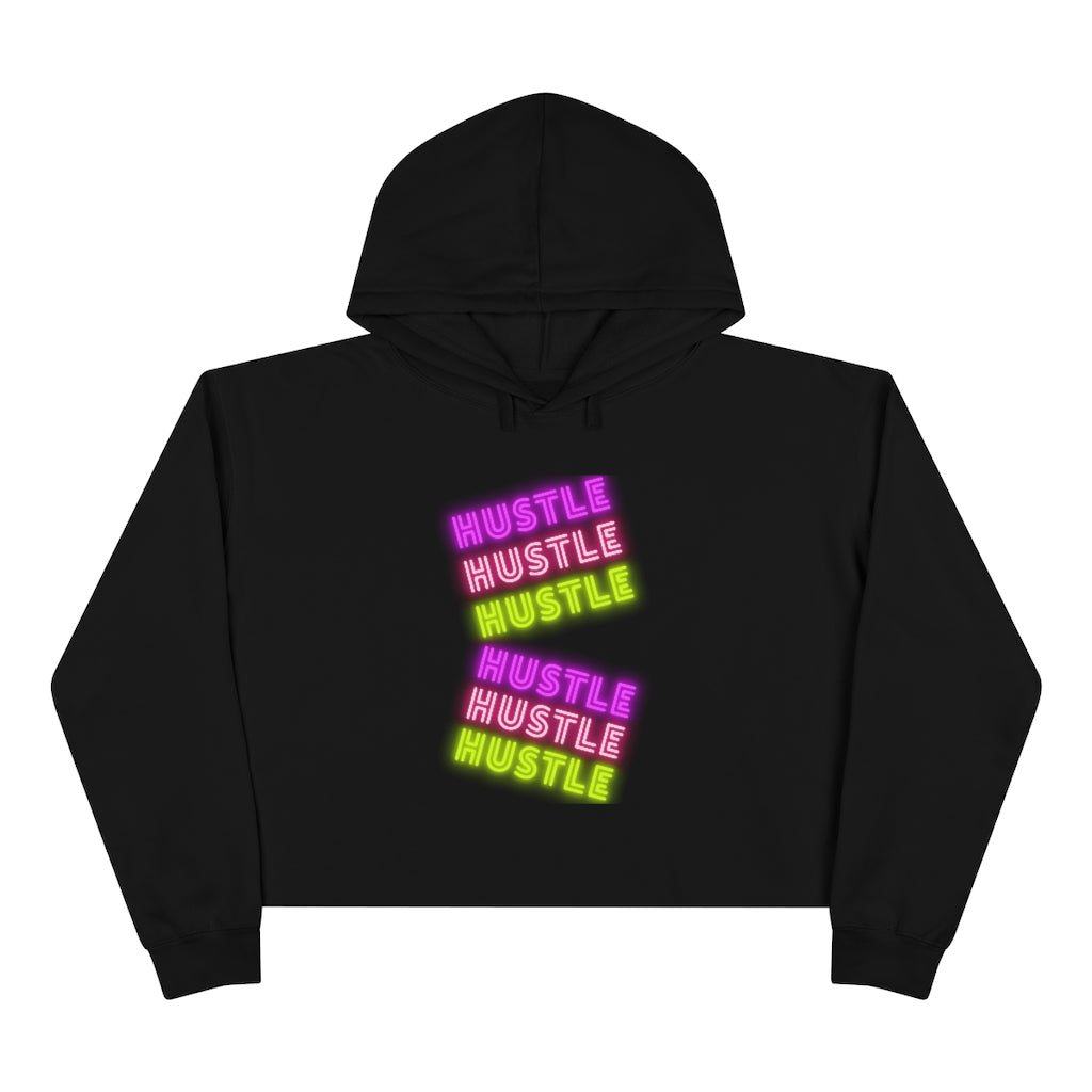 Hustle (Women's Crop Hoodie)