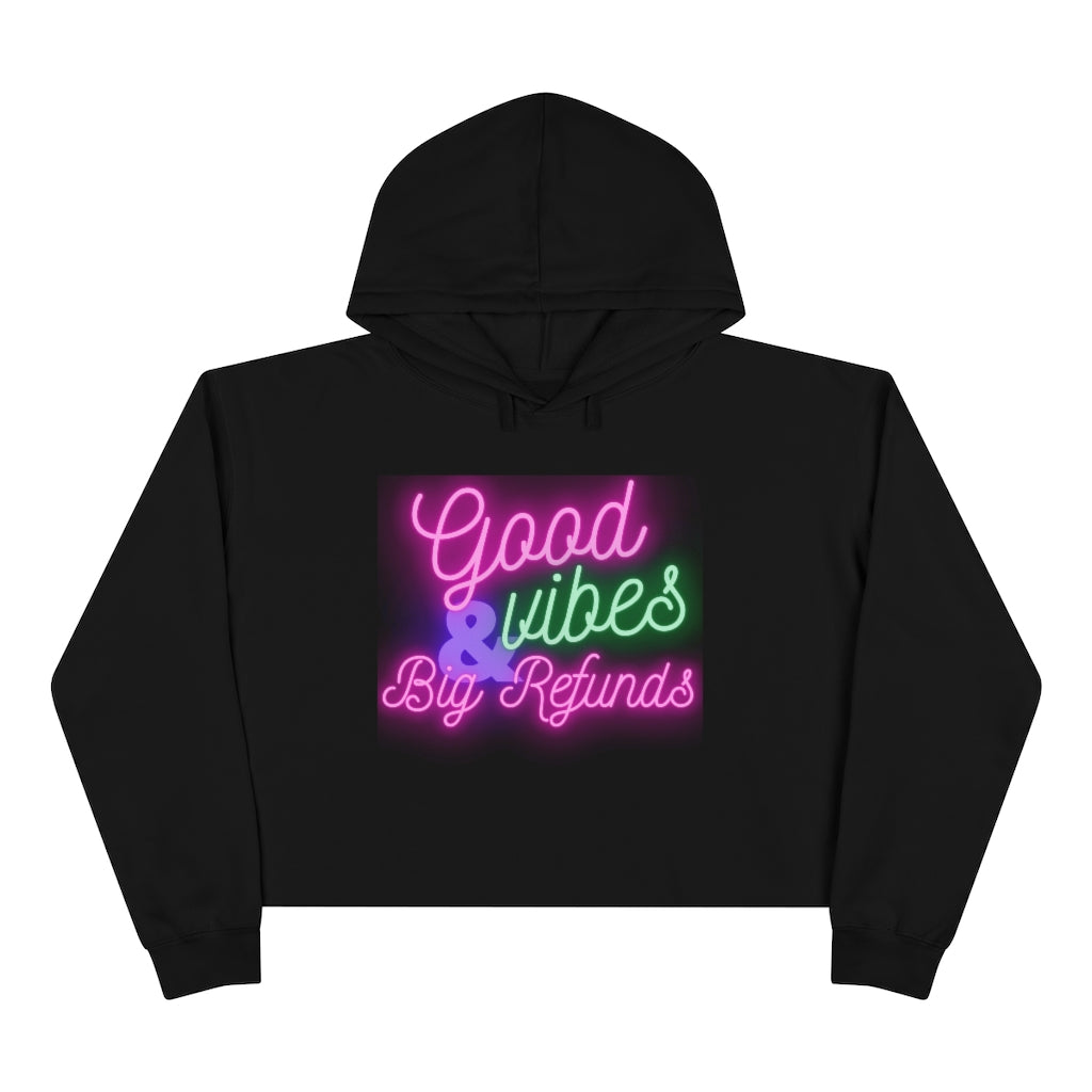 Good VIbes (Women's Crop Hoodie)