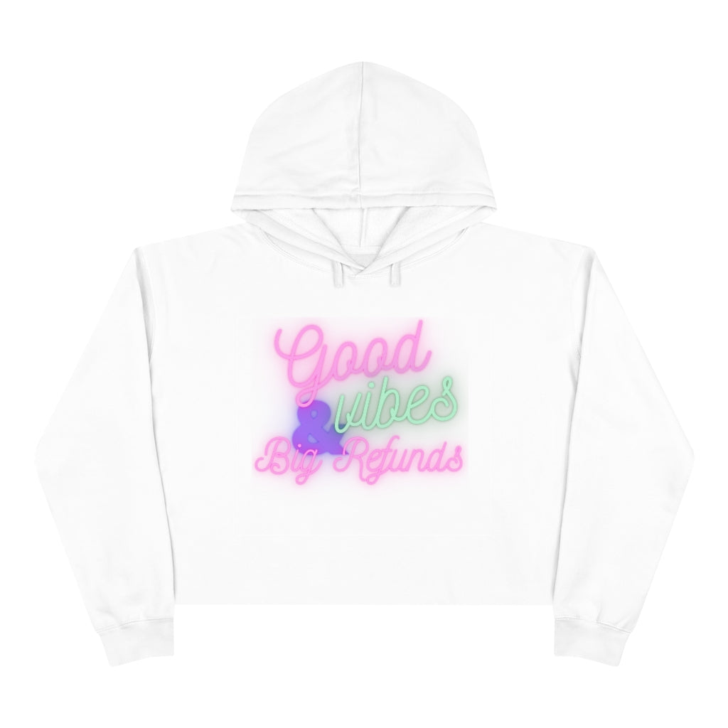 Good VIbes (Women's Crop Hoodie)