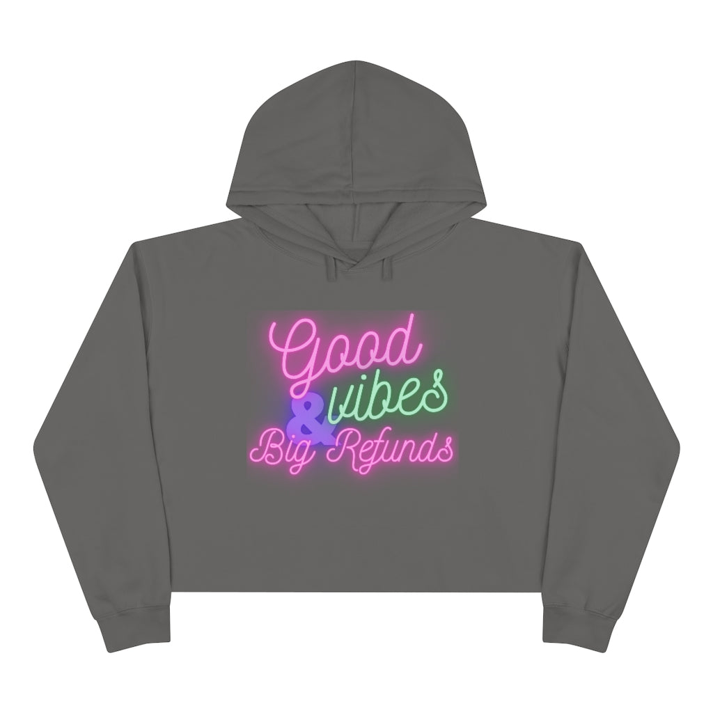 Good VIbes (Women's Crop Hoodie)