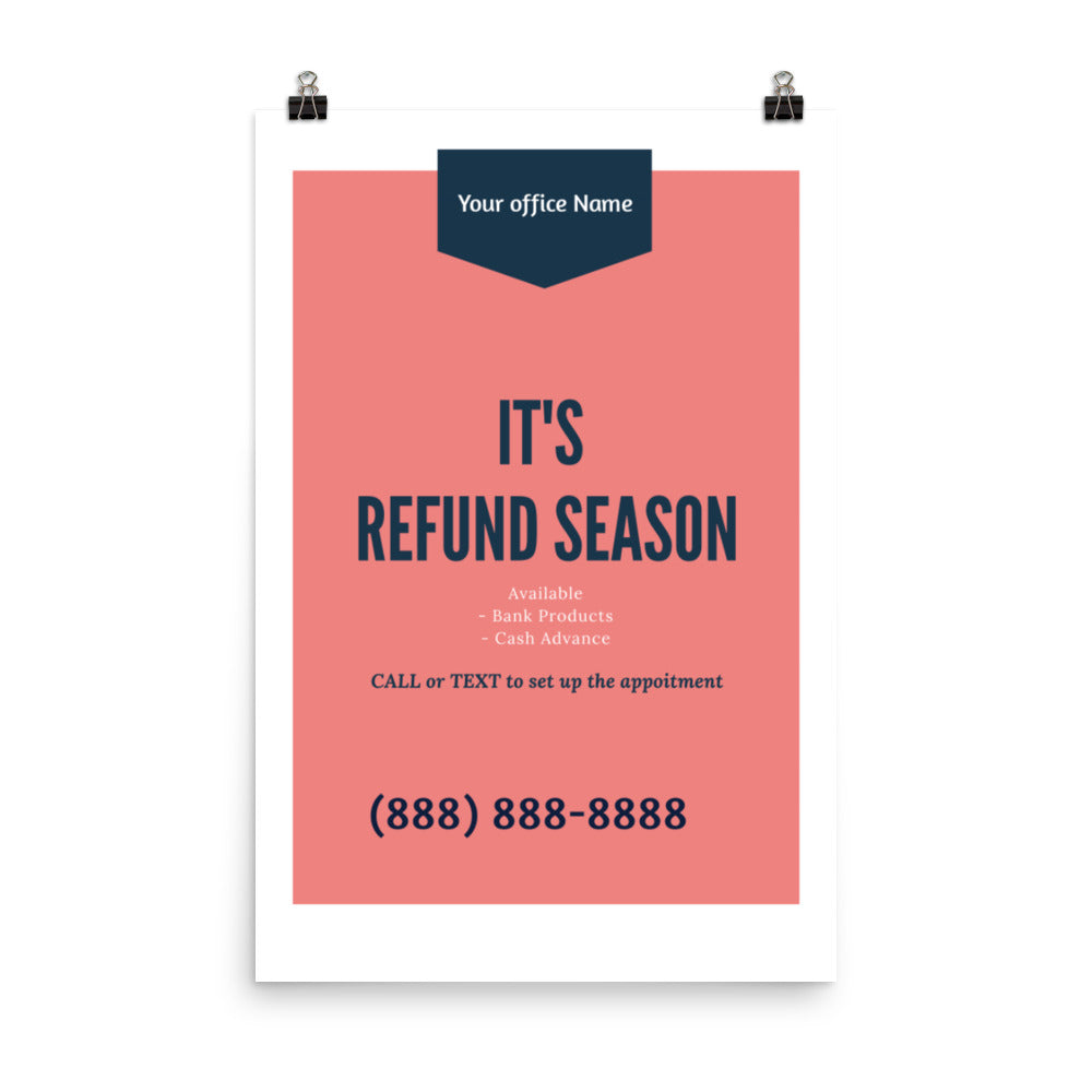 IT'S REFUND SEASON (EDITABLE)