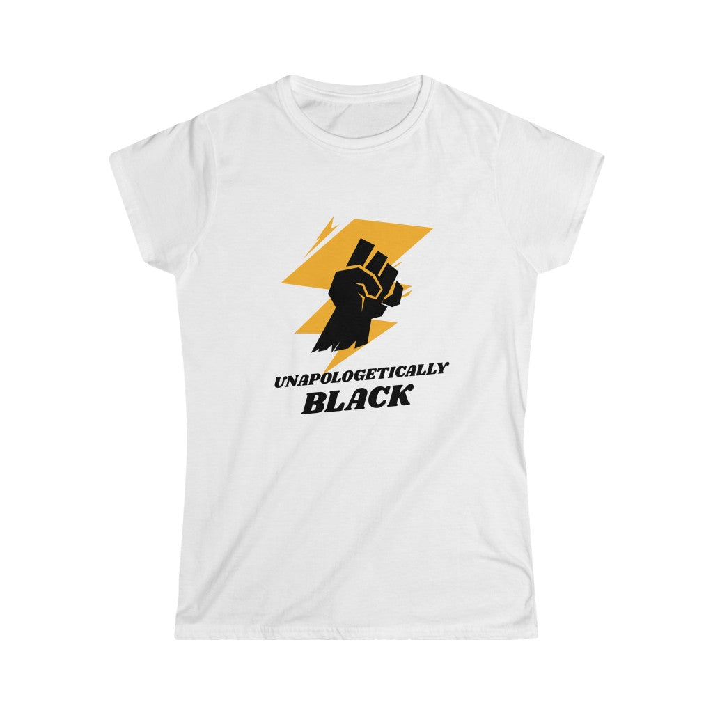 Unapologetically Black Women's Softstyle Tee